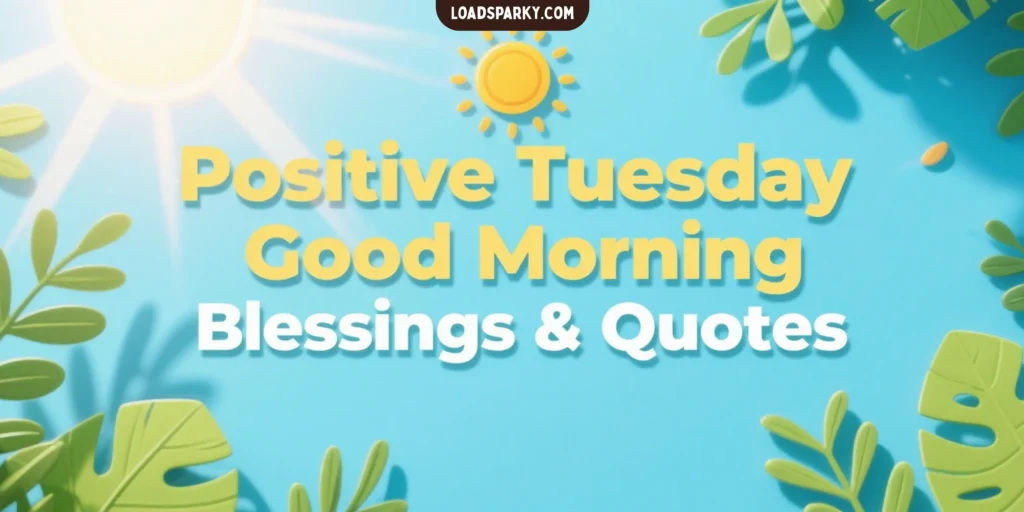 3. Positive Tuesday Good Morning Blessings & Quotes