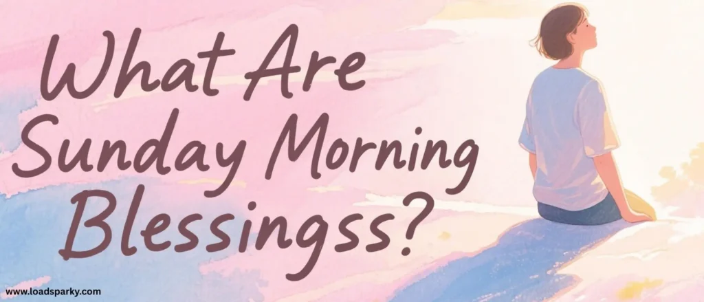 What Are Sunday Morning Blessings?