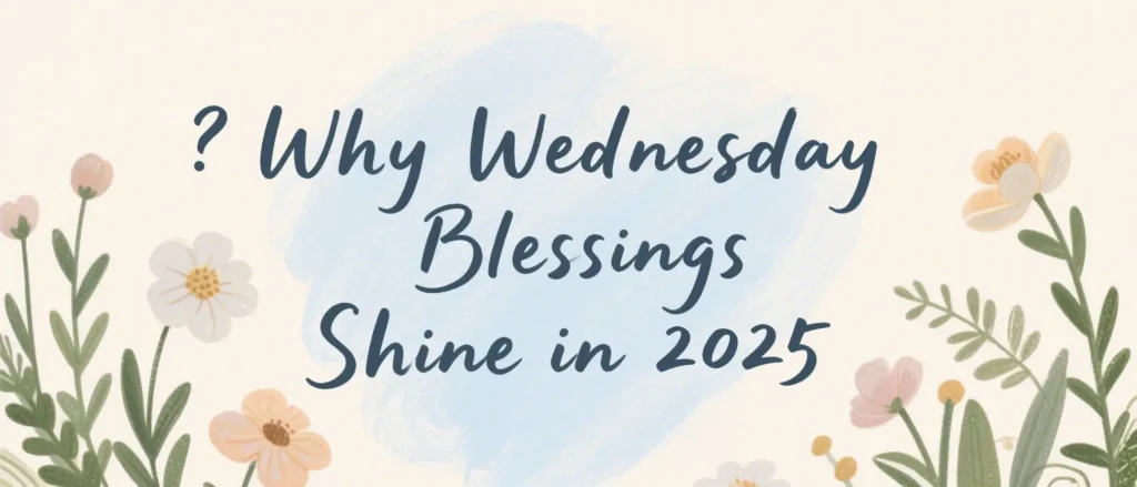 Why Wednesday Blessings Shine in 2025